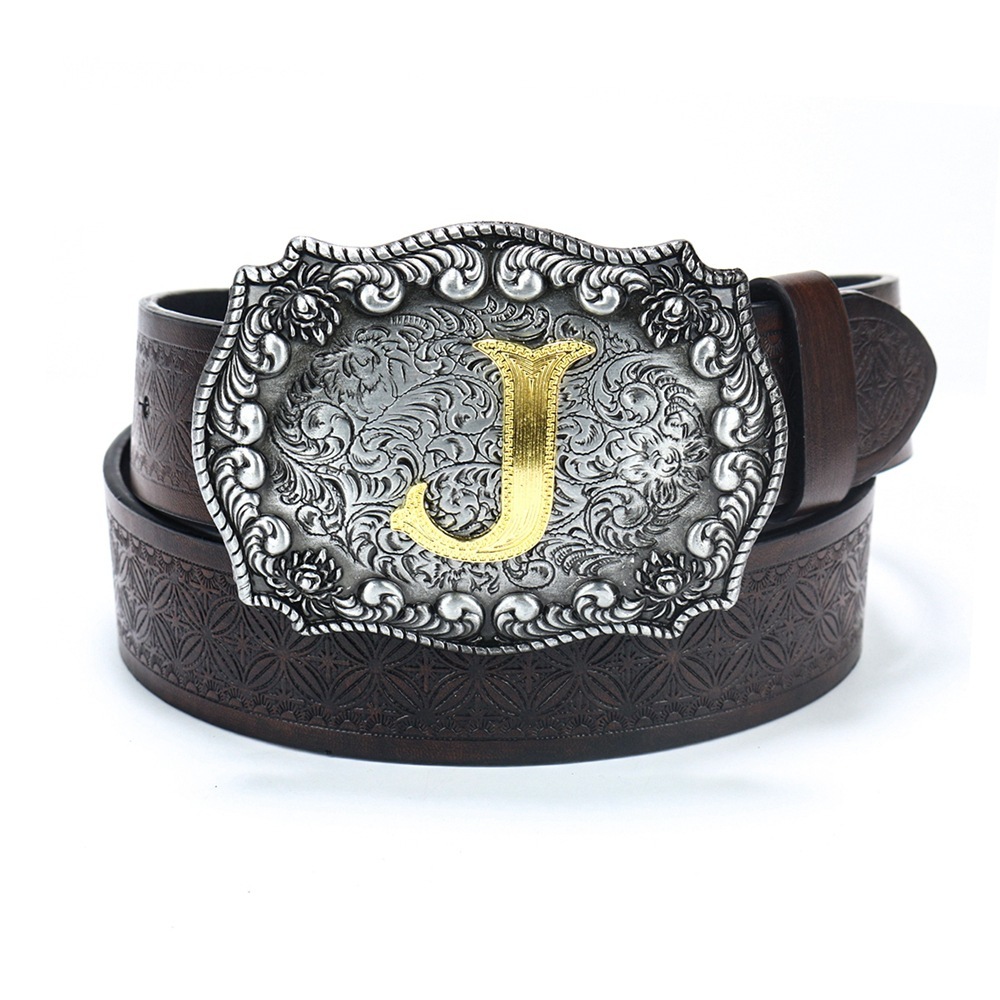 2025 Trendy Retro Men’s Western Denim Belt