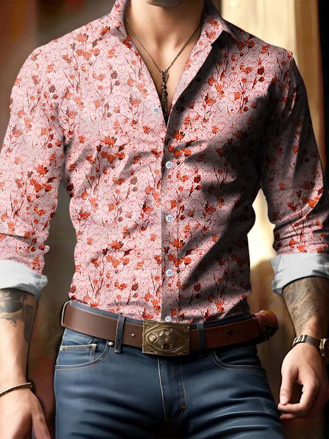Men's Business Style Simple Shirt