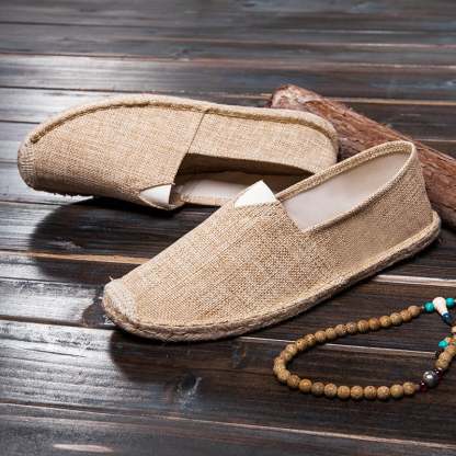 Men'S Casual Linen Espadrilles