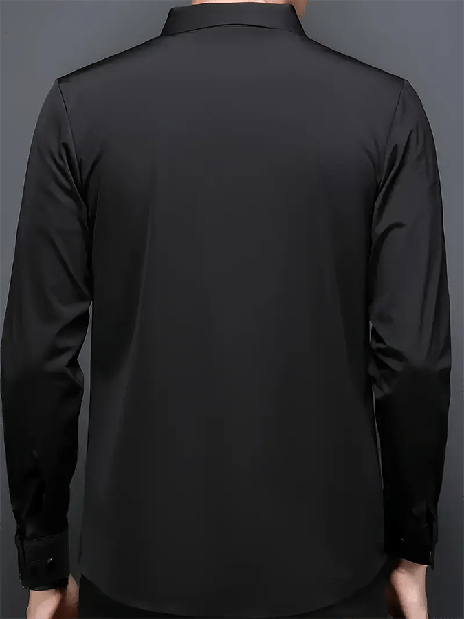 Men's Business Solid Color Casual Shirt