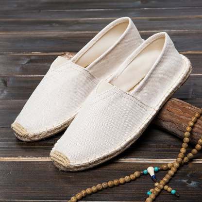 Men'S Casual Linen Espadrilles
