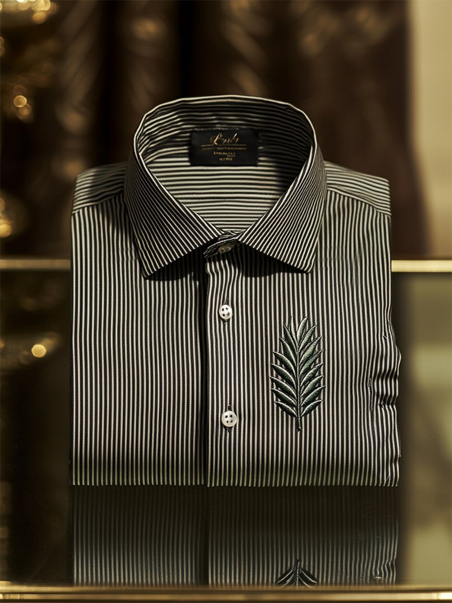 Men's Satin Luxe Long Sleeve Button Down Shirt