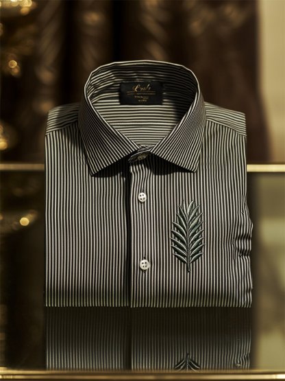 Men's Satin Luxe Long Sleeve Button Down Shirt