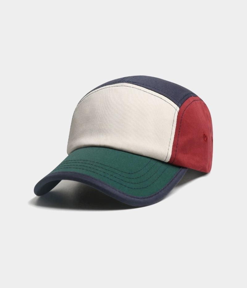 Men's Business Casual Comfort Colorblock five-panel Cap