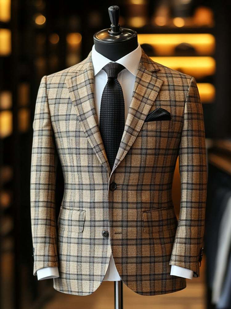 Men's Luxury Business Print Blazers