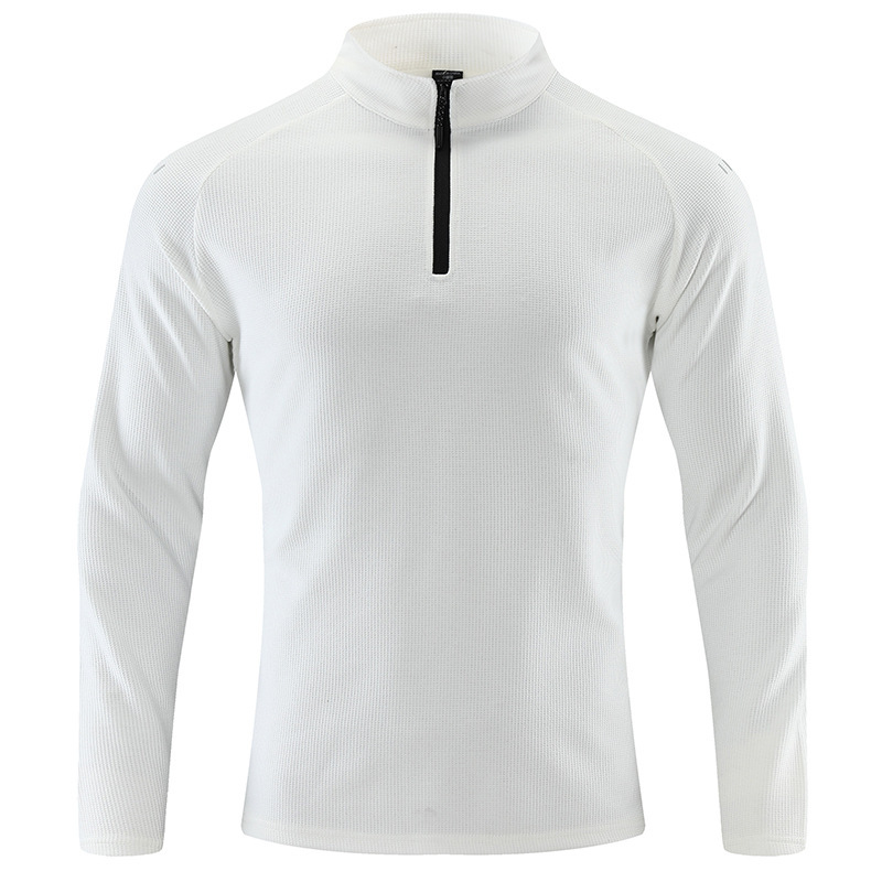Men's Basic Quick-Drying, Breathable, Stretchy Zip-Up Top