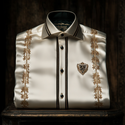 Classic Style wrinkle-resistant formal casual long sleeve shirt