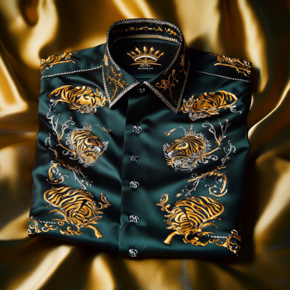 Classic Style wrinkle-resistant formal casual long sleeve shirt