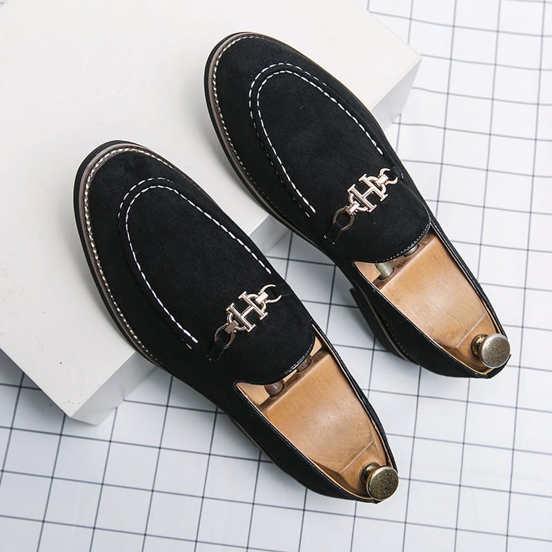 Fashion Trend British Style Business Casual Suede Loafers