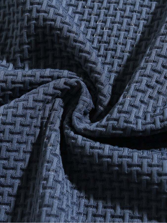 Men's Classic Waffle Lapel Polo Jacket