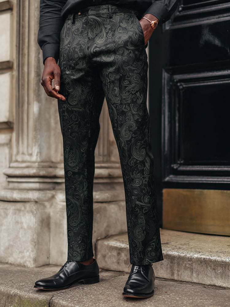 Men's Casual Luxury Suit Trousers