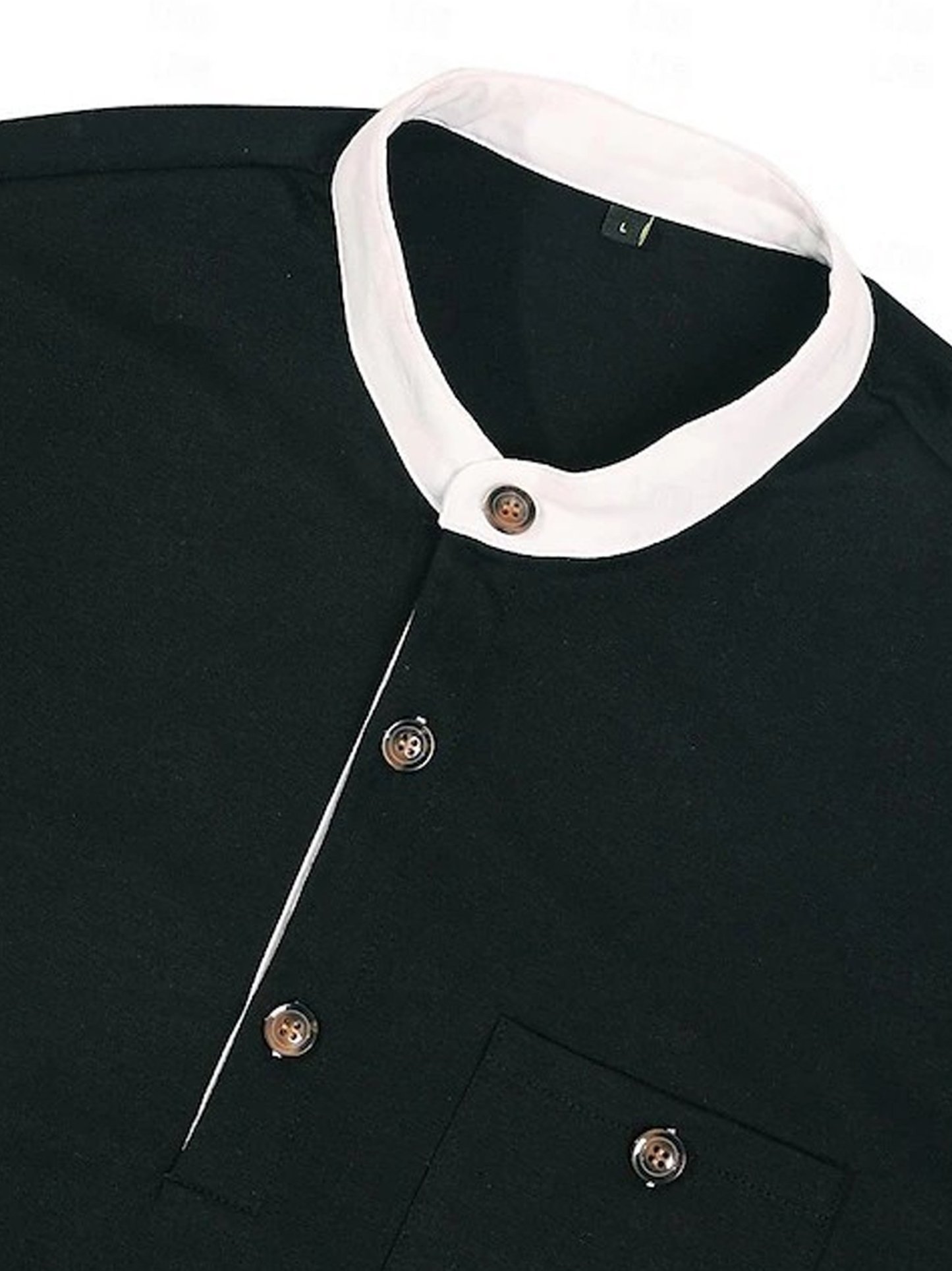 Men's Vintage Comfortable Long-Sleeved Henley T-Shirt