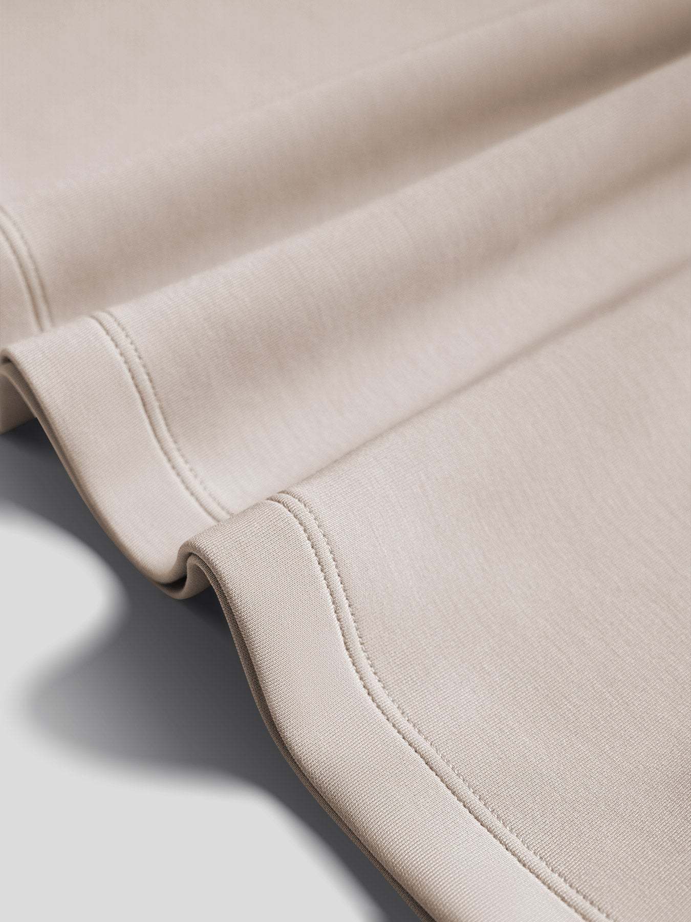 Modal Blend Elbow Patch Long Sleeve Tee:Slim Fit