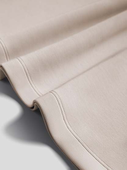Modal Blend Elbow Patch Long Sleeve Tee:Slim Fit
