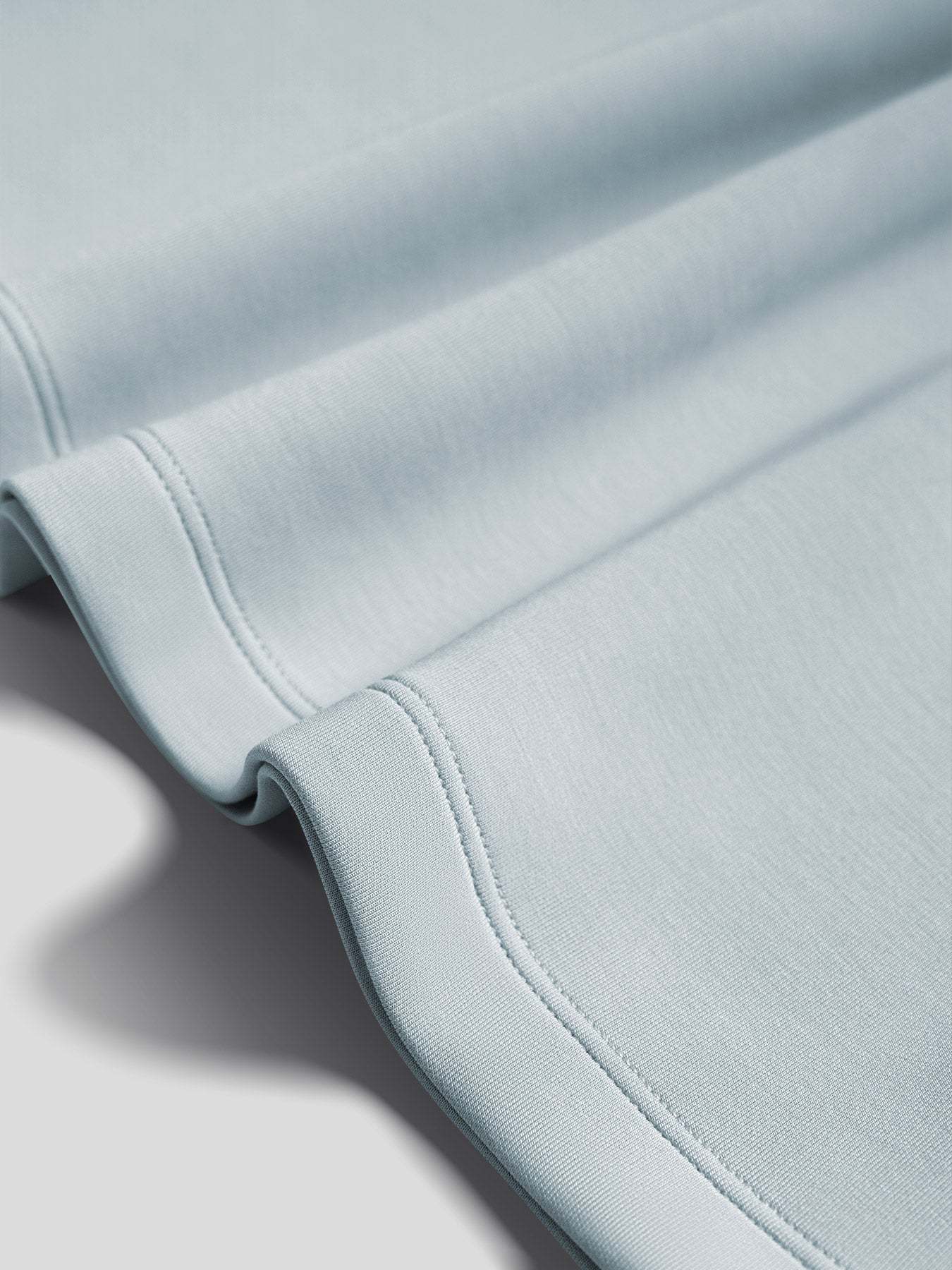 Modal Blend Elbow Patch Long Sleeve Tee:Slim Fit