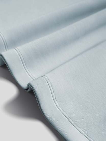 Modal Blend Elbow Patch Long Sleeve Tee:Slim Fit