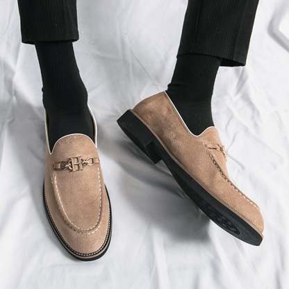 Fashion Trend British Style Business Casual Suede Loafers