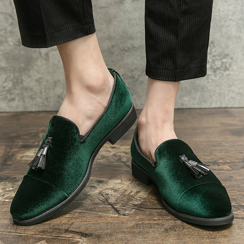 Fashionable And Versatile Breathable Tassel Design Casual Leather Shoes