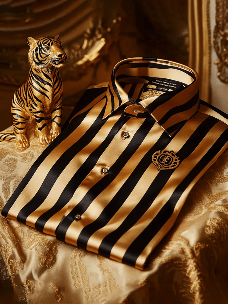 Men's Luxury Silk Long Sleeve Shirt