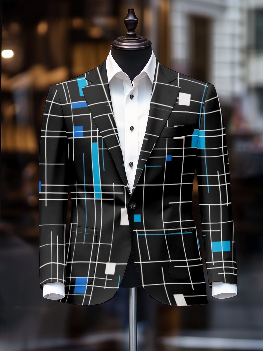 Men's Vintage Casual Paisley Blazer