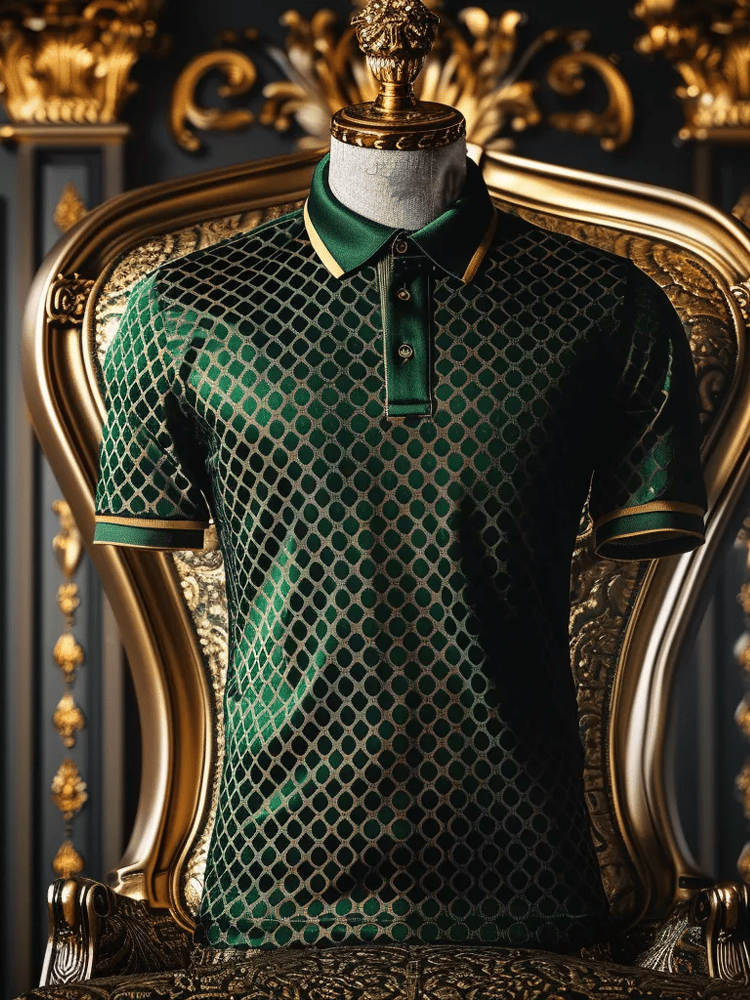 Men's Casual Business Button Short Sleeve Polo Shirt