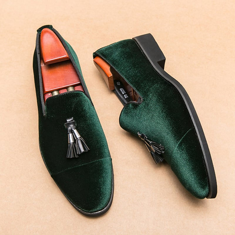 Fashionable And Versatile Breathable Tassel Design Casual Leather Shoes