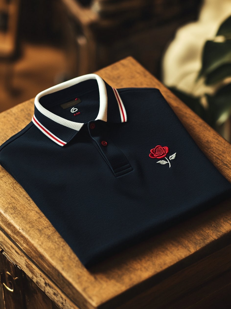 Men's Business Luxury Printed Button Short Sleeve Polo Shirt