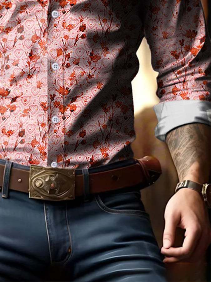 Men's Business Style Simple Shirt