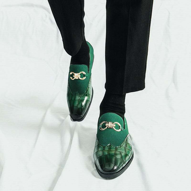 Men'S Fashionable British Style Patchwork Casual Shoes