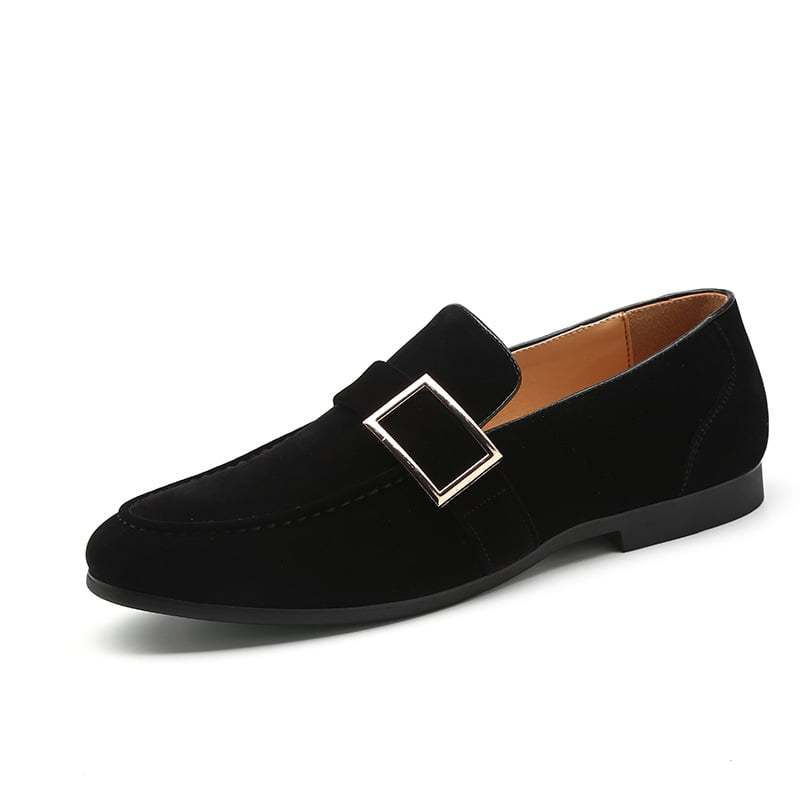 Fashion Casual All-Match Suede Peas Shoes