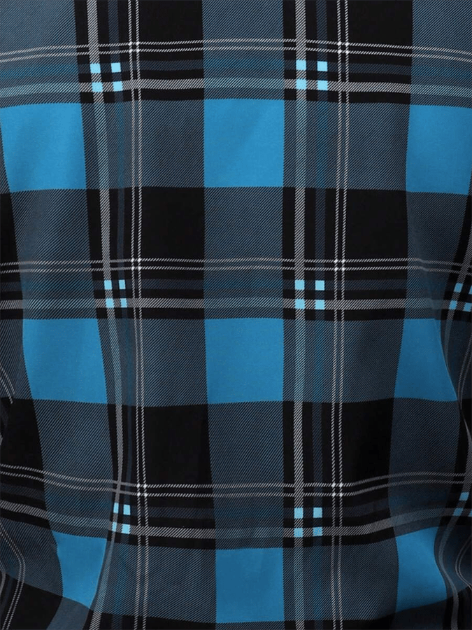 Men's Plaid Business Casual Shirt