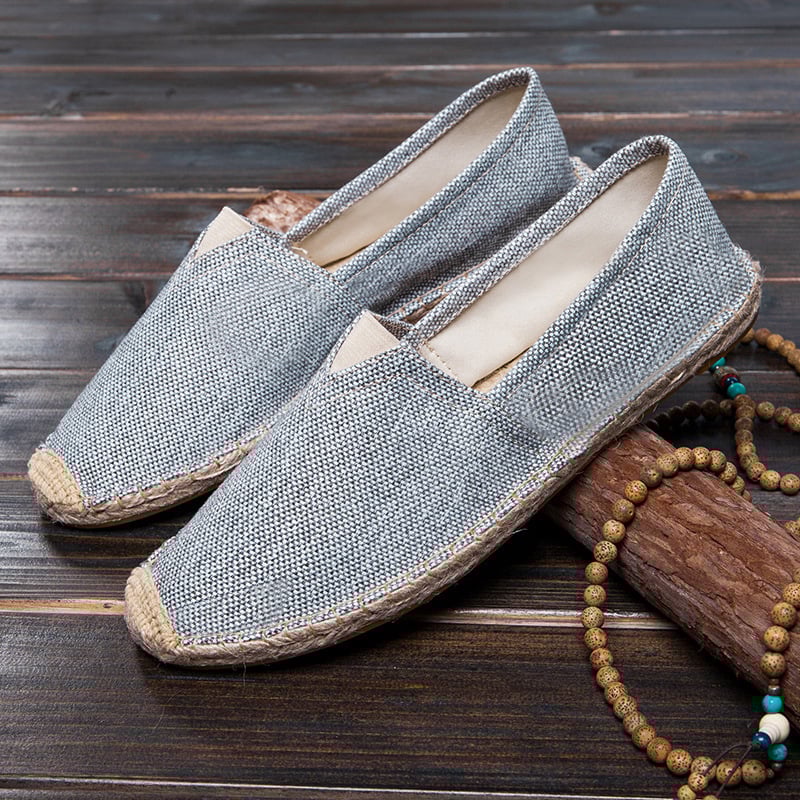 Men'S Casual Linen Espadrilles