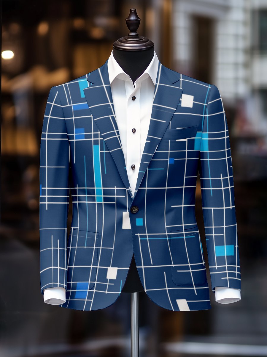 Men's Vintage Casual Paisley Blazer