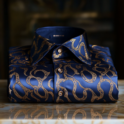 Classic Style wrinkle-resistant formal casual long sleeve shirt