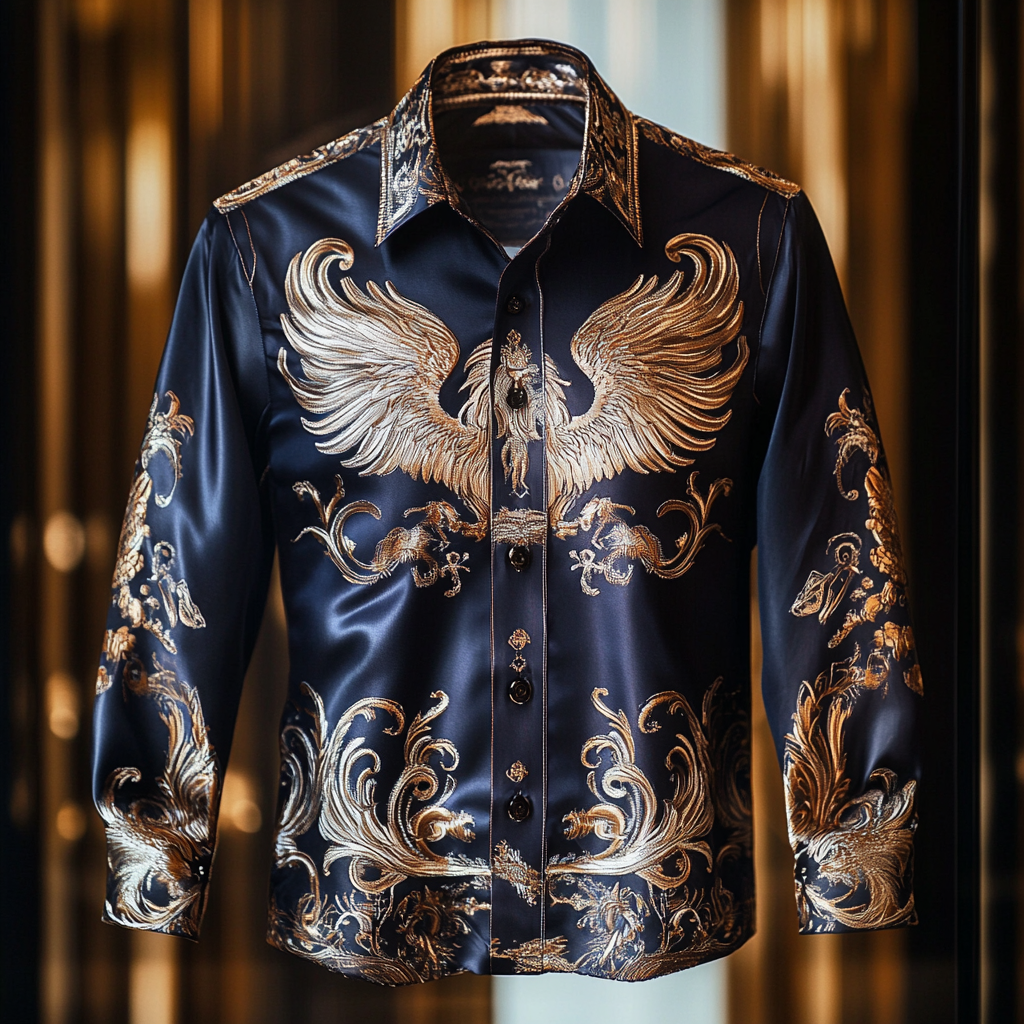 Classic Style wrinkle-resistant formal casual long sleeve shirt