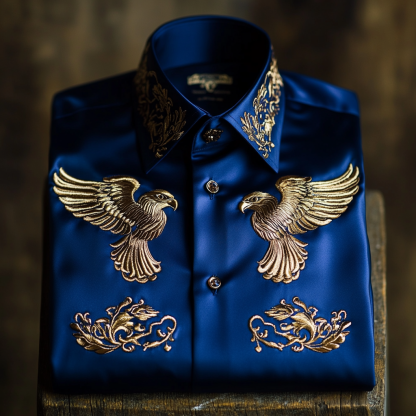 Classic Style wrinkle-resistant formal casual long sleeve shirt