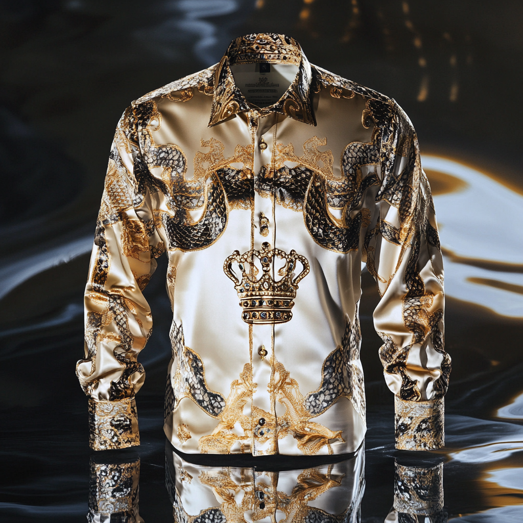 Classic Style wrinkle-resistant formal casual long sleeve shirt