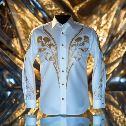 Classic Style wrinkle-resistant formal casual long sleeve shirt