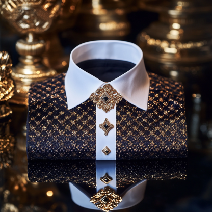 Men's Luxury Business Floral Print Shirt