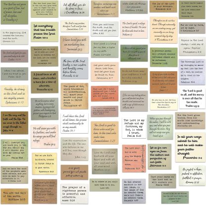 500PCS Unique Bible Verse Stickers | No-Repeat Christian Vintage Inspirational Quotes