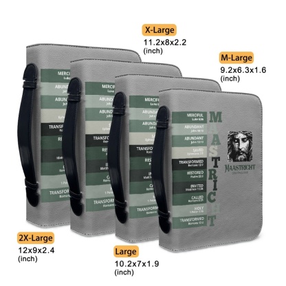 Letter by Letter Blessing: Khaki Personalized Bible Case