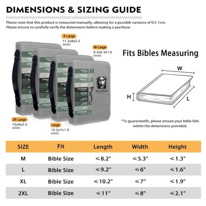 Letter by Letter Blessing: Khaki Personalized Bible Case