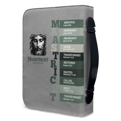 Letter by Letter Blessing: Khaki Personalized Bible Case