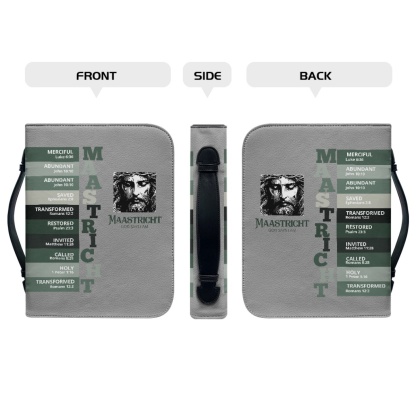 Letter by Letter Blessing: Khaki Personalized Bible Case