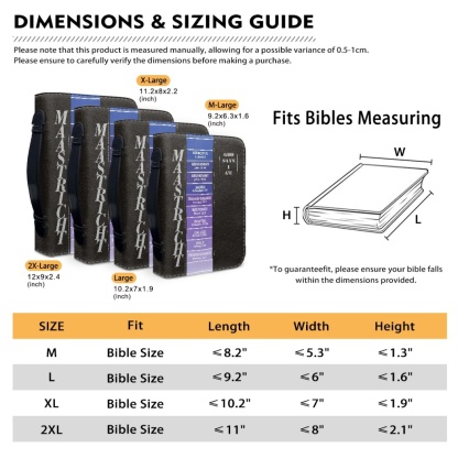 Letter by Letter Blessing: Black Personalized Bible Bag