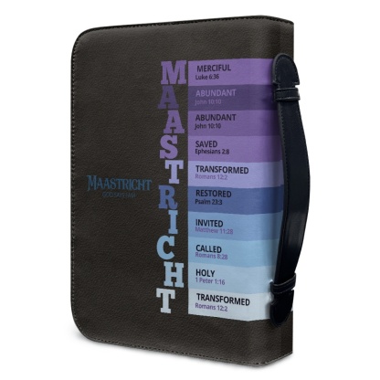 Letter by Letter Blessing: Black Personalized Bible Case