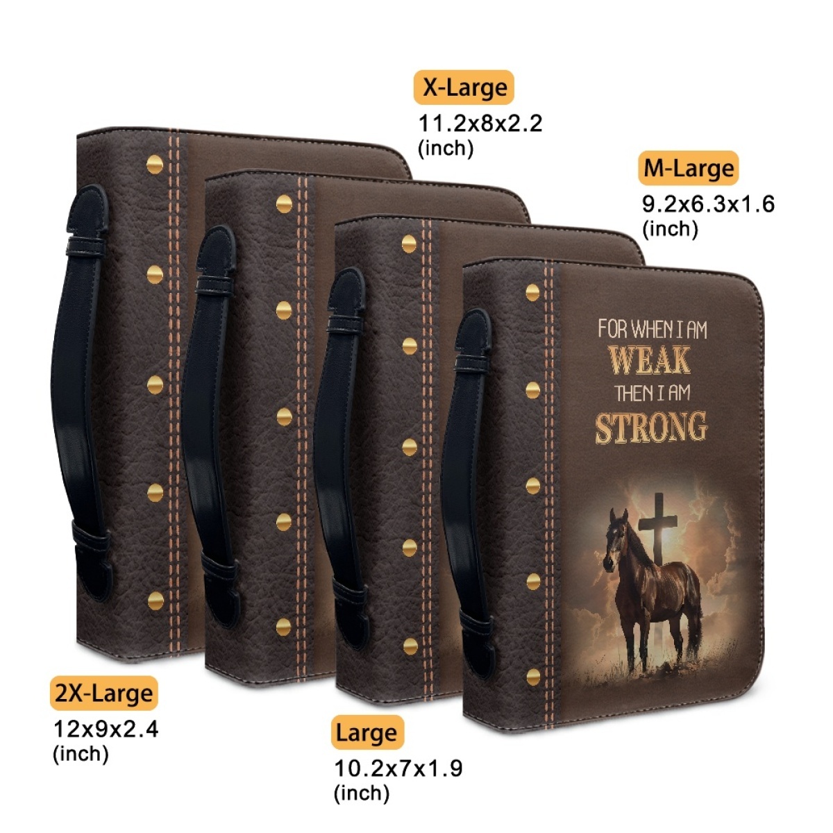 PU Leather Bible Covers for Men