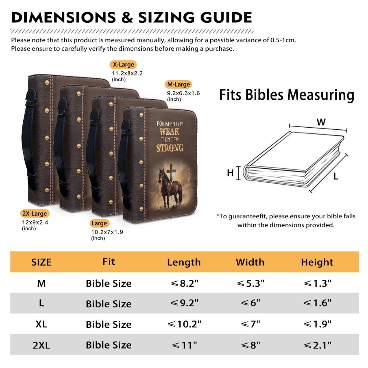 PU Leather Bible Covers for Men