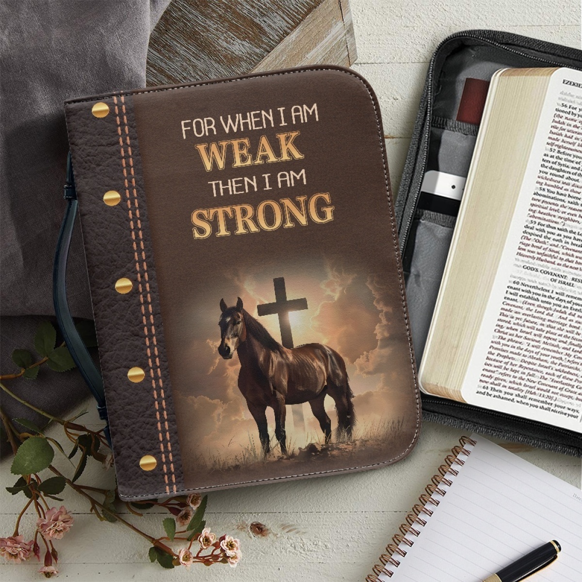 PU Leather Bible Covers for Men