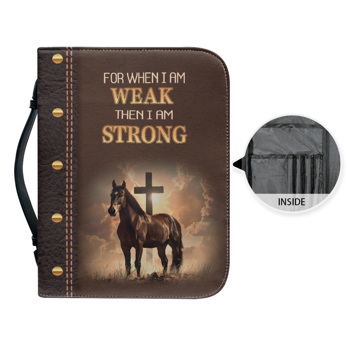 PU Leather Bible Covers for Men